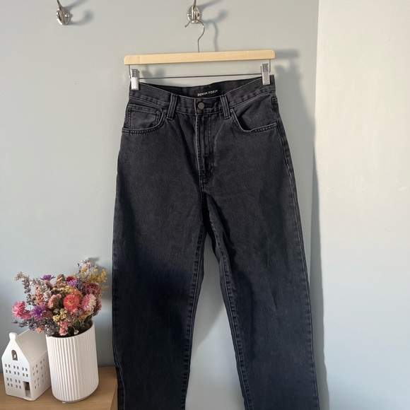 Denim Forum Denim - Aritzia 90s Marlo Hi-Rise Baggy Denim Forum Charcoal Jeans